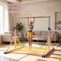 Barre de gymnastique réglable SHINEWELL pour enfants, pliable, avec cadre en acier épais, équipement de gymnastique pour jeunes gymnastes, usage domestique, qualité commerciale
