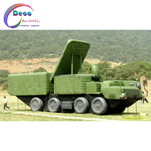 Modèle de réservoir gonflable décoratif d'extérieur, véhicule de missile gonflable personnalisé - Product Image 4