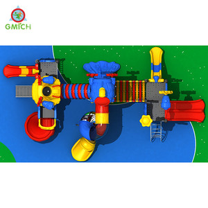 Usine de jeux en Chine JINMIQI COMPANY fournir une nouvelle conception de brevet équipement de terrain de jeu extérieur pour grands enfants ensemble de toboggan en plastique - Product Image 3