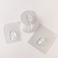 Lot de 10 crochets adhésifs en plastique robustes sans perçage, imperméables et multifonctionnels pour salle de bain, cuisine, vêtements