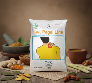 Bebida Herbal JMK 7gr para el Alivio de las Articulaciones y los Músculos, utiliza hierbas indonesias seleccionadas para relajar los músculos cansados y apoyar la comodidad articular diariamente - Product Image 1