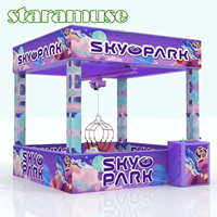 STARAMUSE XKJ-human Claw-22 Machine à griffes géante pour deux joueurs, avec griffe humaine, télécommande, jeu de kermesse, attrape-jouets et poupées