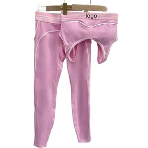 Conjunto Deportivo de <span class=keywords><strong>Yoga</strong></span> para <span class=keywords><strong>Mujer</strong></span>, Sujetador Deportivo y Leggings, 2 Piezas, Cómodo, Elástico, Transpirable, Ligero, <span class=keywords><strong>Ropa</strong></span> de <span class=keywords><strong>Yoga</strong></span> de Nailon sin Costuras - Product Image 2