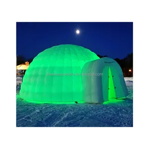 2022 inflatable snow igloo,igloo inflatable led for sale
