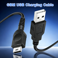 Câble de chargeur USB 1,2 m (3,9 pieds) avec gaine en PVC pour console Nintendo Game Boy Micro