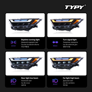Luces LED de circulación diurna con intermitentes luminosos de 12V, novedad para 2020-2025, para mejora de faros híbridos - Product Image 5