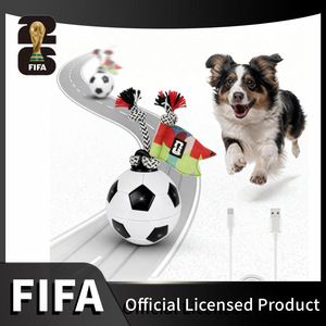 Lanzador de Pelotas Interactivo para Perros con Licencia Oficial <span class=keywords><strong>FIFA</strong></span>, Lanzador Automático de Pelotas, Disco Volador para la Copa Mundial - Product Image 1