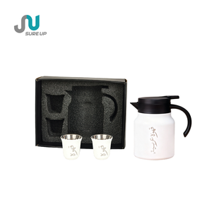 Ensemble cadeau de thermos en acier inoxydable arabe Sure up - Thermos pour la rentrée scolaire avec couvercle à pression et boîte cadeau haut de gamme - Product Image 3