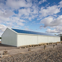Bâtiment d'atelier en structure acier préfabriquée entièrement préassemblée, rapide et facile à construire, conception personnalisée