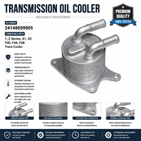 Alloggiamento Filtro Olio Motore Professionale per BMW Serie 1 2 X1 X2 OE 24148699905 Resistente alla Corrosione