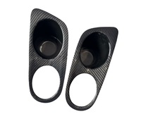 Cubierta de Fibra de Carbono de Alta Calidad para Faros Antiniebla Delanteros, Compatible con BMW Serie 3 E46 (1998-2004)