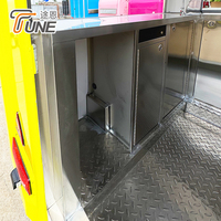 Mini-remorque alimentaire ronde verte adorable avec auvent, cuisine mobile entièrement équipée à vendre – Prix usine