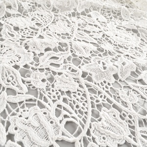 <span class=keywords><strong>Tela</strong></span> textil de China bordada en blanco con ojales de gasa Suiza 100% <span class=keywords><strong>tela</strong></span> bordada de algodón para vestido de mujer - Product Image 3