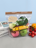 Sacs de stockage des aliments personnalisés en PE à double  Sac de conservation hermétique étanche pour la fraîcheur