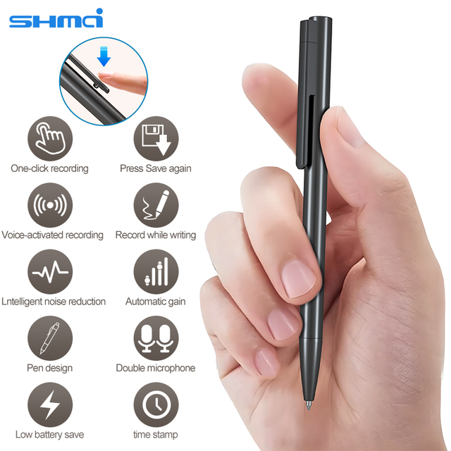 A20 Write Pen Voice Recorder Portable Recording Equipment Audio Recorder Digital Voice Recorder for Lecture Meeting Interview