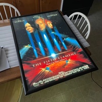 Cornice Luminosa in Plexiglass 16x24'' con Illuminazione LED RGB Indirizzabile per Poster da Parete