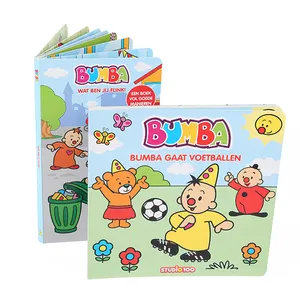 Custom funny handmade children game books top board book printing service