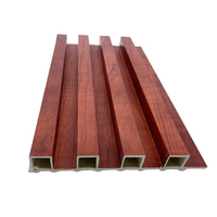 Panneaux muraux rainurés en PVC WPC en gros, panneaux muraux décoratifs à lattes pour la décoration intérieure de la maison et des hôtels