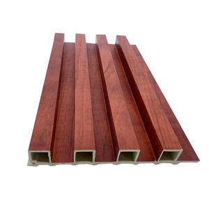 Panneau mural en <span class=keywords><strong>bois</strong></span> rainuré Madera, panneau mural décoratif intérieur en PVC, panneau mural rainuré WPC, vente en gros - Product Image 4