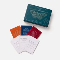 Cartes d'affirmation positives portables de haute qualité pour l'éducation et le divertissement, impression sur papier, boîte de cartes à jouer carrées personnalisées