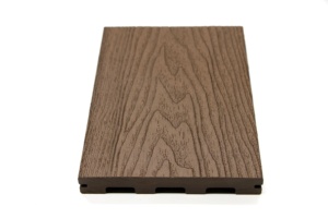 Chine Fabricant en ligne 3D gaufré grain de bois nouvelle technologie Wpc 3d gaufré <span class=keywords><strong>Composite</strong></span> platelage Structure semi-solide - Product Image 2