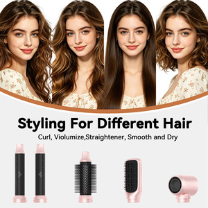 Moldeador Profesional <span class=keywords><strong>5</strong></span> <span class=keywords><strong>en</strong></span> <span class=keywords><strong>1</strong></span> Multi <span class=keywords><strong>Styler</strong></span> 1000W Cepillo de Aire Caliente Iónico - Product Image 2