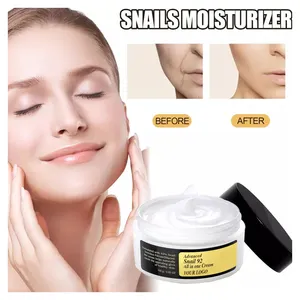 OEM Hydratant Escargot Mucin 92% Réparation Crème Visage Anti-âge Marque Privée Soins de la Peau Escargot Collagène Crème