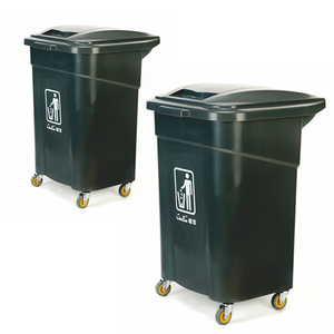 Con quattro ruote può spostare la pattumiera di plastica 60L utilizzata nella sala <span class=keywords><strong>Bar</strong></span> del ristorante In cucina - Product Image 3