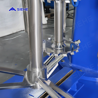 Mélangeur Disperseur Haute Efficacité 1000L pour Pâtes, Soudures et Résines avec Moteur et Pompe en Acier Inoxydable SUS304, Machine à Mélanger à Ailettes
