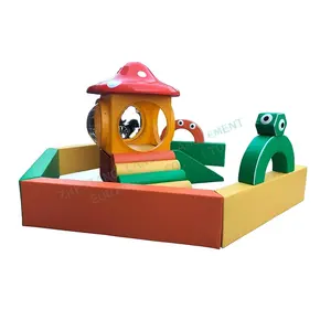 Nuovo Design <span class=keywords><strong>Parco</strong></span> Divertimenti Casa a Fungo Attrezzatura Softplay per Bambini Area <span class=keywords><strong>Giochi</strong></span> Interna per Neonati - Product Image 1