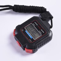 Jam Tangan Olahraga Digital LCD Tahan Air Grosir OEM 5Bar Kronograf Timer Pelatih Lari Renang Latihan