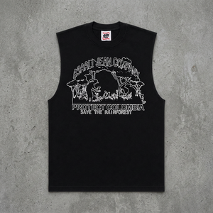 Camiseta Protect Colombia Cut para Streetwear - 100% Algodón, Corte Holgado, Antiencogimiento - Product Image 3
