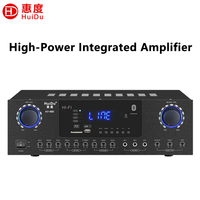 HuiDu HY-100 Güç Amplifikatörü Stereo 35W*2 8ohm Bluetooth Dijital Ev Ses Sistemi Amplifikatörü Sahne KTV Ses Sistemi