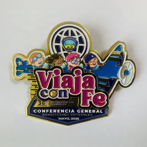 En stock, version espagnole, épingles métalliques pour la Journée mondiale des aventuriers 2025, épingles pour les aventuriers adventistes - Product Image 1