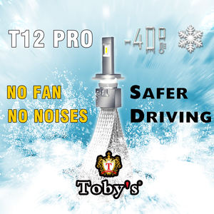 Fanless ha condotto il faro <span class=keywords><strong>luce</strong></span> <span class=keywords><strong>bianca</strong></span> 6500K sistema di auto lampadine impermeabile stoppini marca ha condotto la lampada <span class=keywords><strong>H7</strong></span> fascio basso alto - Product Image 5