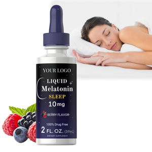 Grosir kualitas tinggi Theanine Ashwaganda Liposomal naturmade 98% suplemen jumlah besar 60mg 5mg 3mg 10mg Melatonin tetes untuk tidur - Product Image 1