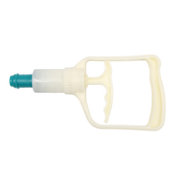 Ventouses de médecine chinoise en ABS+Caoutchouc Blanc Grande Taille avec Pompe Manuelle Antirhumatismale Certifiées CE LW LWSJ-G pour le Corps