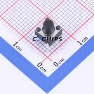 TSD001B06518A Tactile <b>Switch</b> Through hole Component (THT)-4P,6x6mm <b>Switch</b> Round Button 1.8N Through Hole 6mm - Product Image 1