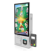Kiosque de paiement Écran tactile capacitif de 21.5 pouces 10 points IP65 Machine de point de vente murale Terminal de commande automatique SDK Multi-OS