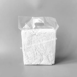 Chiffons en coton blanc pur pour l'absorption d'huile, sacs de 10 kg, 20 kg, 25 kg pour le nettoyage industriel - Product Image 1