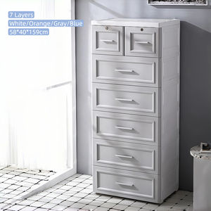 Lemari Penyimpanan Pakaian Bayi Lebar 58cm dari Plastik, Lemari Pakaian Anak dengan Laci, Organizer Pakaian 5-lapis - Product Image 6