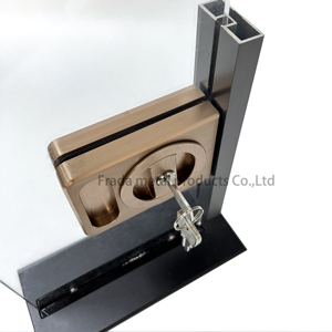 Cerradura de puerta de baño de manija de lujo de puerta portátil de seguridad Premium de estilo europeo minimalista - Product Image 3