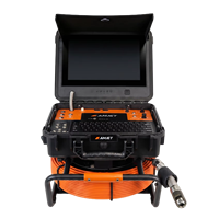 Caméra d'inspection des canalisations professionnelle AMJET R13-Max 512 Hz, rotation à 360 degrés, pour inspection commerciale des canalisations