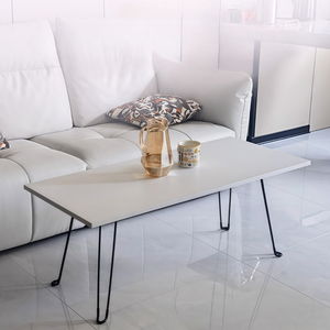 Dễ dàng cài đặt kim loại có thể gập lại máy tính xách tay Bàn cà phê chân máy tính xách tay bàn chân gấp kẹp tóc chân bàn - Product Image 5