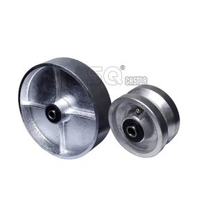 Roue à roulettes robuste remplaçant les roues semi-métalliques en acier 4 5 6 8 POUCES pour applications industrielles et chariots - Product Image 5