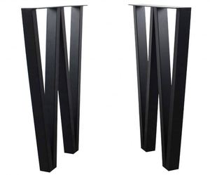 Modern Metal Bench Coffee <b>Table</b> <b>Legs</b> Iron Powder Coated Home Office School Dining Kitchen Hotel Bedroom Outdoor Living Room - Product Image 3