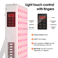Panneau de luminothérapie rouge OEM économique 100W 70 LED 660nm 850nm QB70-PLUS de bureau pour le visage et le corps entier, bien-être à domicile avec CE RoHS