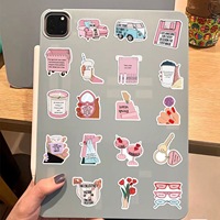 Paquete de 50 Pegatinas Decorativas Impermeables de PVC con Diseño de Graffiti para Tazas, Botellas, Cuadernos, Equipaje, Laptops y Patinetas
