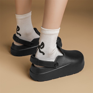 Sandalias de Plataforma de Verano para Mujer, Suela de EVA, Transpirables, para Playa y Camping, Tallas 36-41, Color Caqui y Negro - Product Image 3
