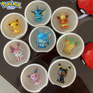 Statuette Originali Pokémon <span class=keywords><strong>Serie</strong></span> Eevee, Piccoli Ornamenti da Scrivania per Avventure, Seconda Edizione, Altri Materiali, Ogni Poké Ball come Regalo - Product Image 1